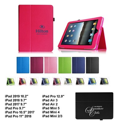 Kidder iPad 10.2" Leatherette Stand Case (Hot Pink)