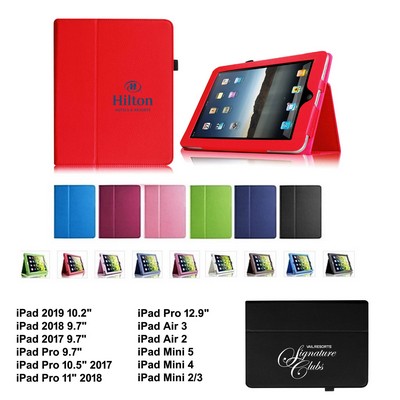 Kidder iPad 10.2" Leatherette Stand Case (Red)