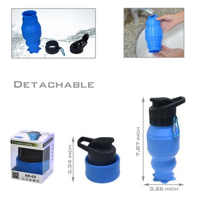 Collapsible Sport Silicone Bottle