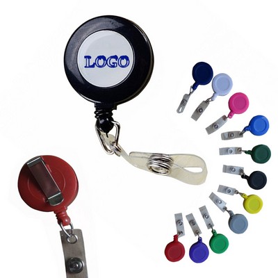 Retractable Round Badge Reel