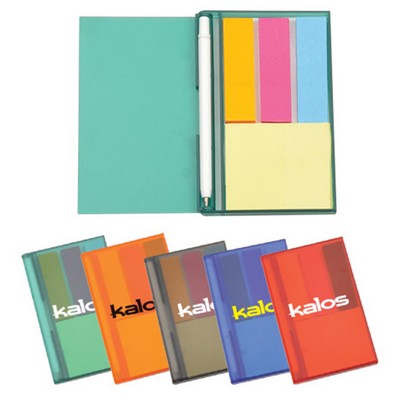 Mini Memo Pads w/Pen & Sticky Note