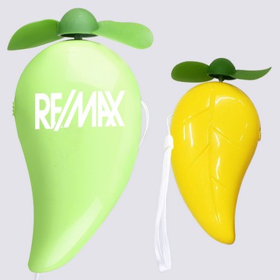 Leaf Shaped Fan w/Lanyard (Shorter Prod Time)