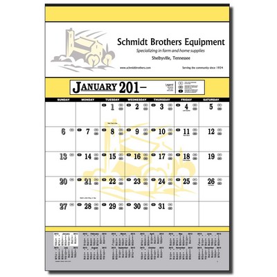 Contractor's 13-Sheet Calendar-13"x19" (After 5/1)