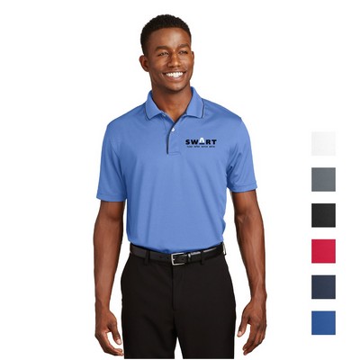 Sport-Tek® Dri-Mesh® Polo with Tipped Collar and Piping