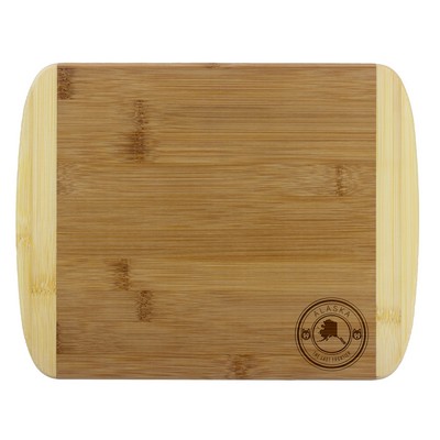 Alaska State Stamp 2-Tone 11" Cutting Board