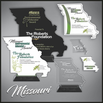 10" Missouri Black Budget Acrylic Award