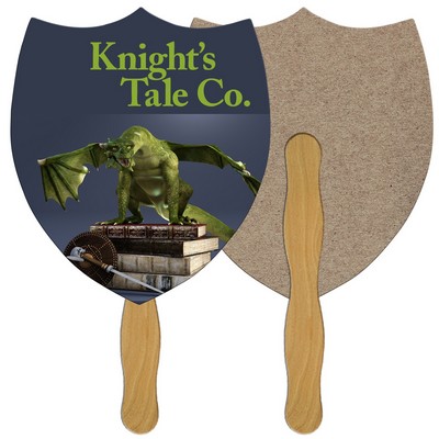 Shield Recycled Hand Fan