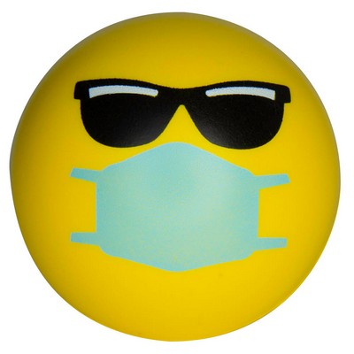 Cool PPE Emoji Squeezies® Stress Ball