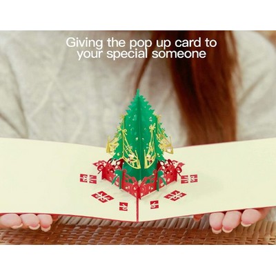 3D Christmas Cards Pop Up Greeting Cards with Envelopes