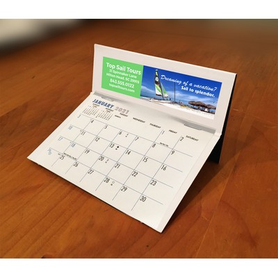 238S FC Memo-Rite Desk Calendar, Full Color Imprint Front & Back