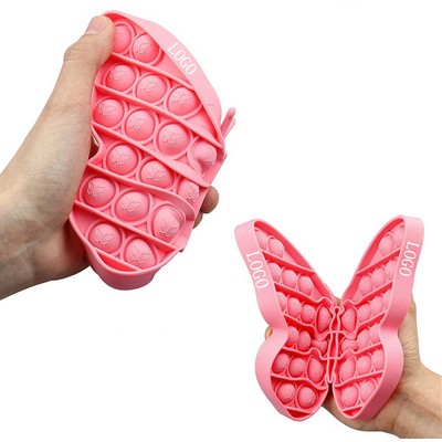 Butterfly Shape Silicone Push Pop Bubble Toy