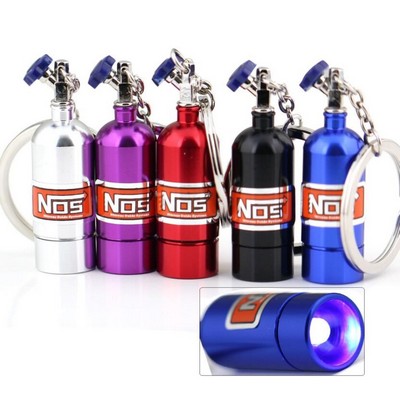 Auto Nitrogen Bottle LED Keychain