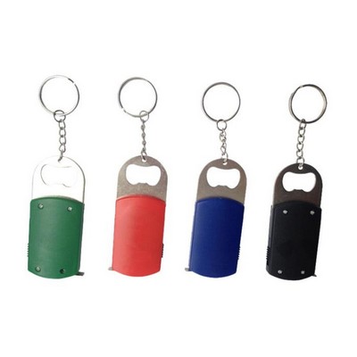 Tape Measure Opener LED Keychain