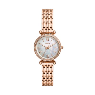 Fossil Carlie Mini Women's Stainless Steel Dress Watch