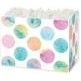 Large Watercolor Dots Theme Gift Basket Box