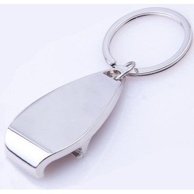 Zinc Alloy Bottle Opener Keychain