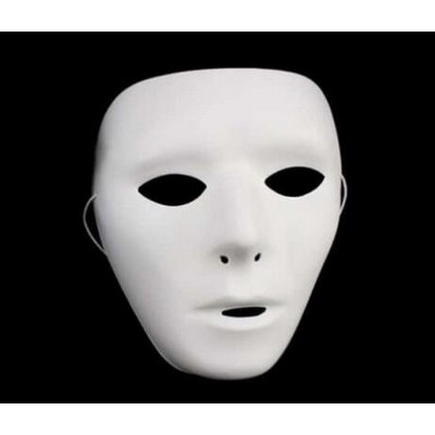 Ladies' Pvc White Party Mask