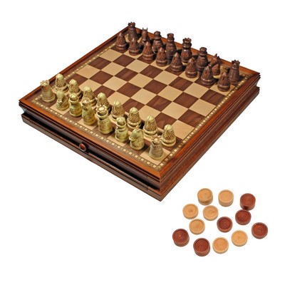 Medieval Chess & Checkers Set