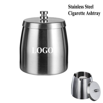 Stainless Steel Windproof Cigarette Ashtray