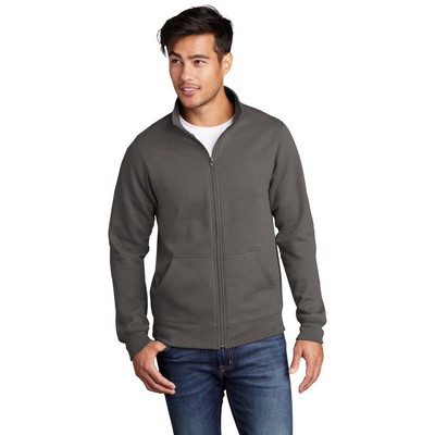 Port & Company ® Core Fleece Cadet Full-Zip Sweatshirt