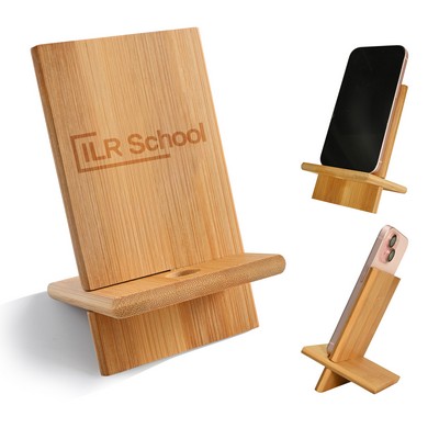 Bamboo Cell Phone Stand