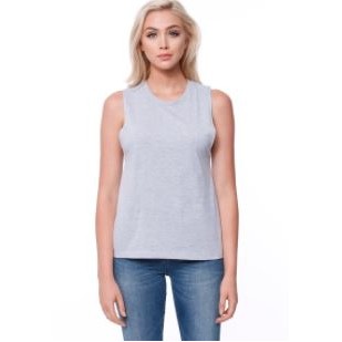 Startee Apparel Womens Cotton Muscle Crop Tee