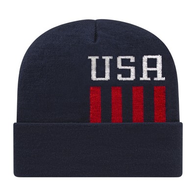 Cap America®USA Made Patriotic Knit (Embroidery)