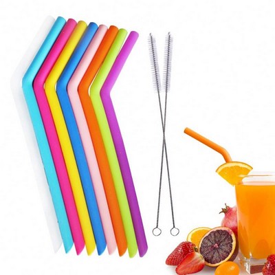 Bent Silicone Straw