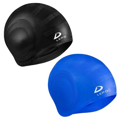 Swim Caps with 3D Ear Protection