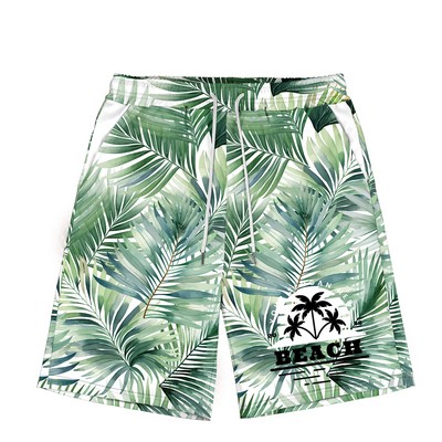 Men'S Customized Drawstring Board Shorts - Dye Sublimated