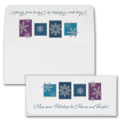 Snowflake Windows Currency Envelope (Snow Flakes)