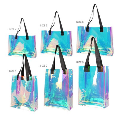 Clear PVC Laser Beach Bag