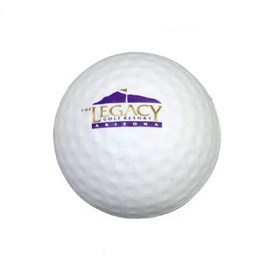 Golf Ball Stress Reliever w/Custom Logo