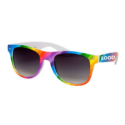 Vintage Retro Eyeglasses Rainbow Sunglasses