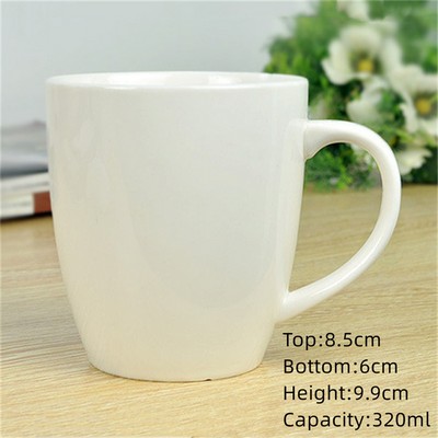 White Coffee Mug With Different Designs