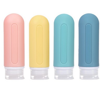 3oz Travel portable leakproof squeeze silicon sub bottle