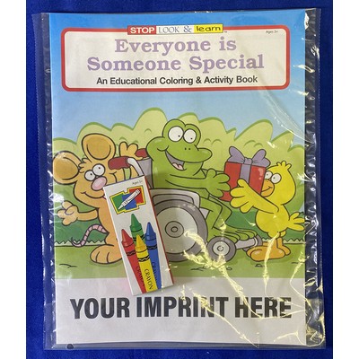 Everyone Is Someone Special Coloring Book Fun Pack