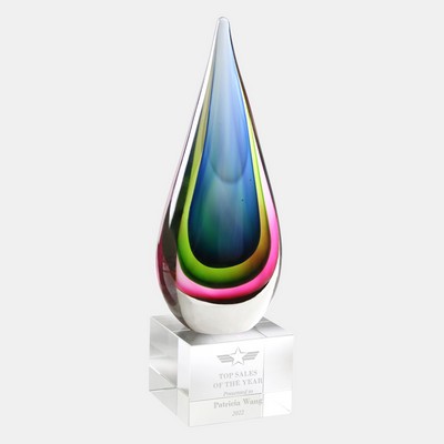 Blue/Green Teardrop Award (S)