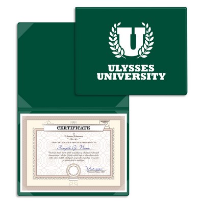 Vinyl Certificate/Diploma Holder - 8 Corners