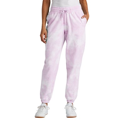 Port & Company® Ladies Beach Wash® Cloud Tie-Dye Sweatpant