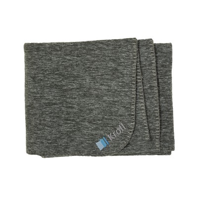 Heather Fleece Blanket - Gray