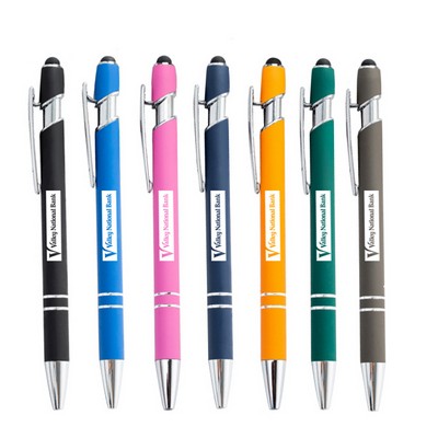 Custom Ballpoint Pen with Stylus Tip(12 Colors available)