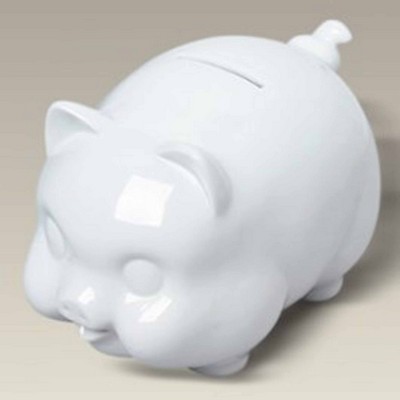 5.5" Porcelain Piggy Bank