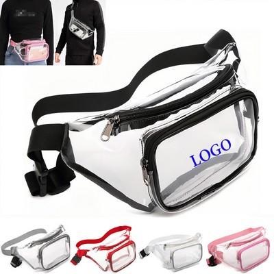 Clear Fanny Pack Waterproof Waist Bag