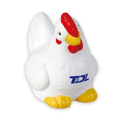 Custom Cartoon Chicken Shaped Stress Reliever