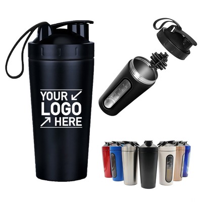 28 Oz. Stainless Steel Shaker Bottle