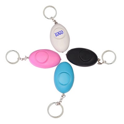 120DB Women's Self-Defense Safety Protection Outdoor Distress Burglar Alarm And Anti-Wolf Oval Alarm