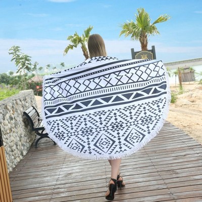 60" Round Beach Towel