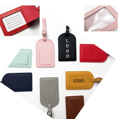 PU Leather Luggage Tag