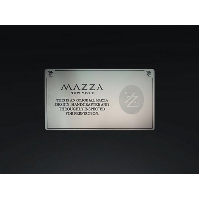 Opaque Silver Card